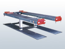 Two cylinder lifting devices with drive-on platforms  5,0t