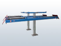 Two cylinder lifting devices with drive-on platforms  3,5t with cylinder Wheel-free jack platform