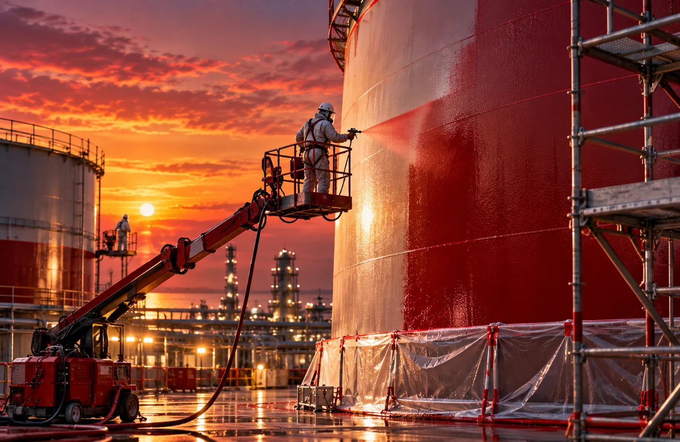 Illustrative industrial technical services environment