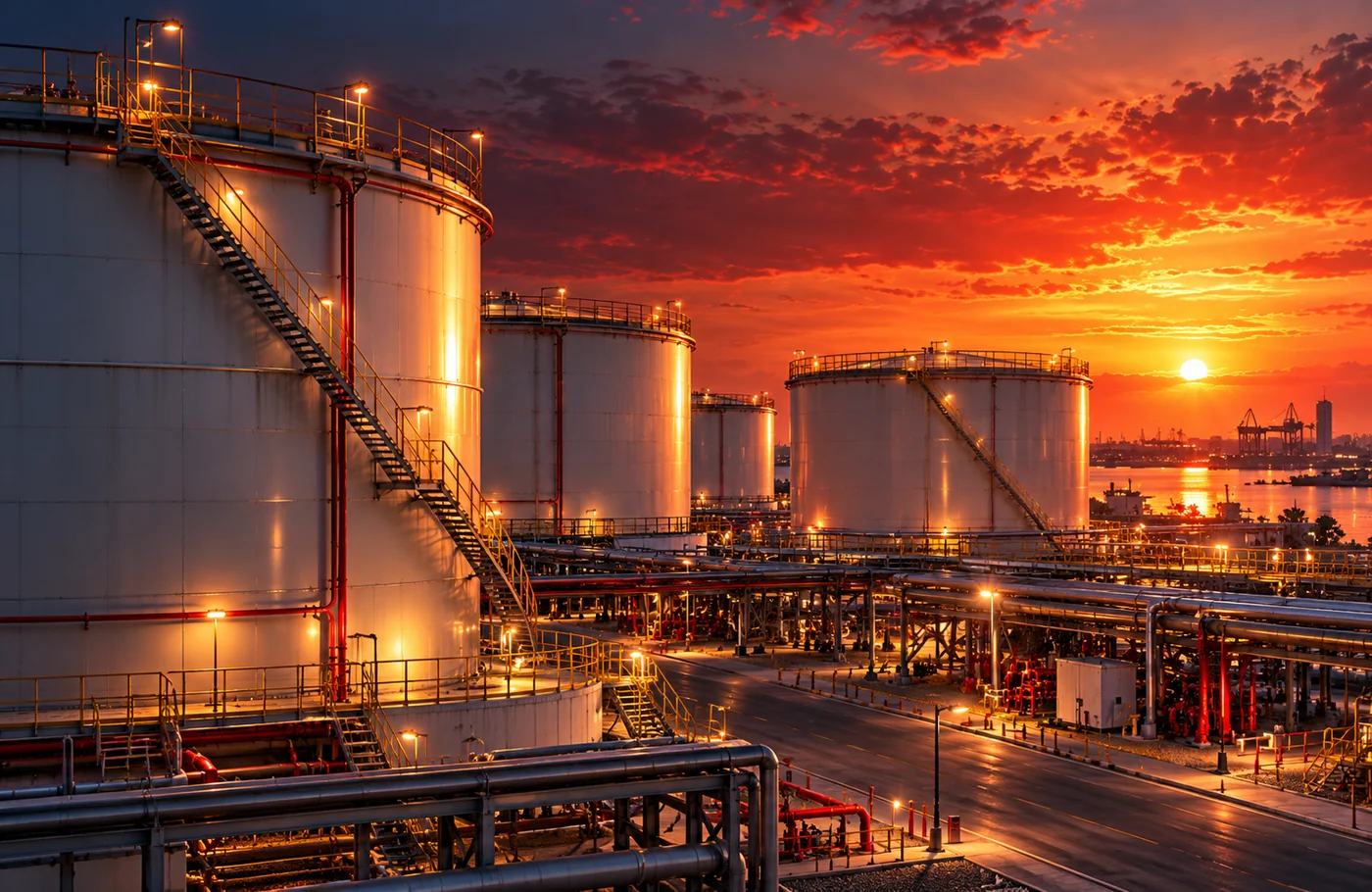 Illustrative industrial storage facilities